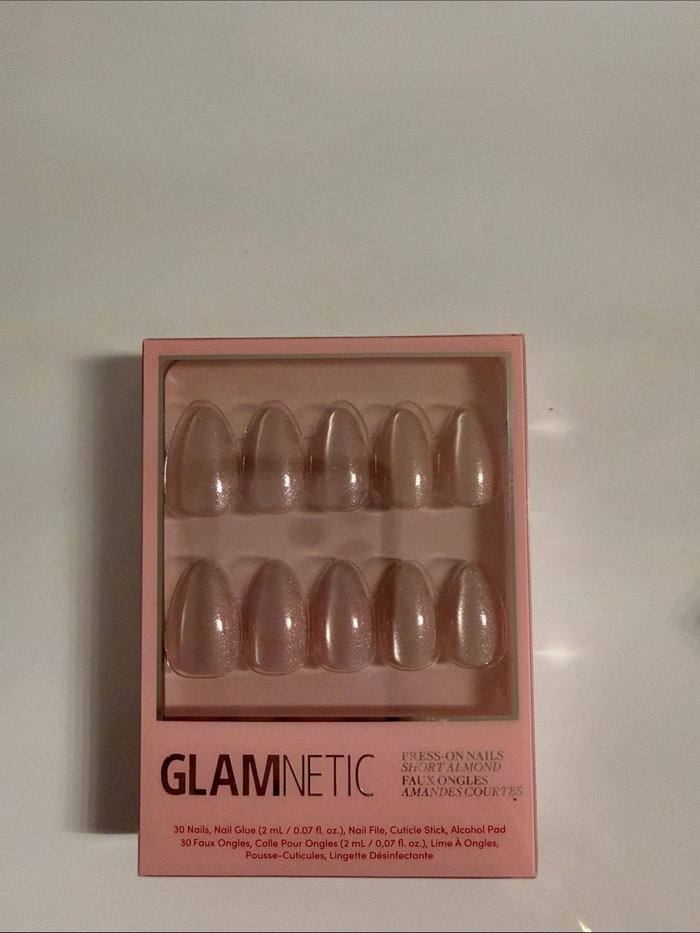 Glamnetic Press-On Short Almond Nails - Selenite